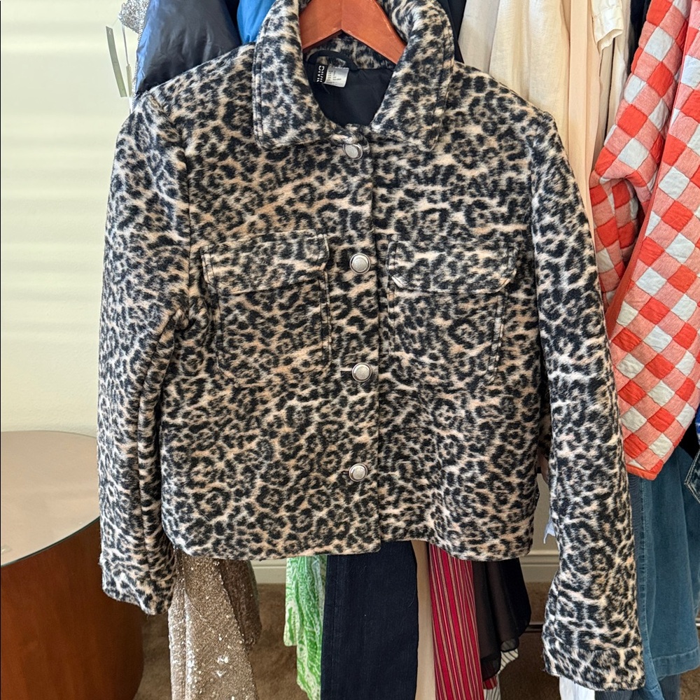 H&M Divided Animal Print Jacket
